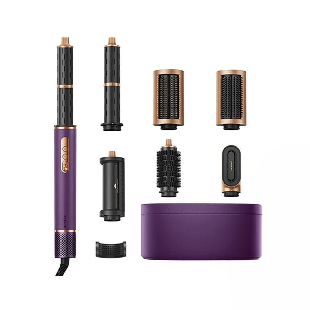 Dreame Air Style Pro Hair Styler, Advanced Airflow Technology, Multiple Attachments, Fast Drying And Styling, Salon-Quality Results - Purple - AMF18A