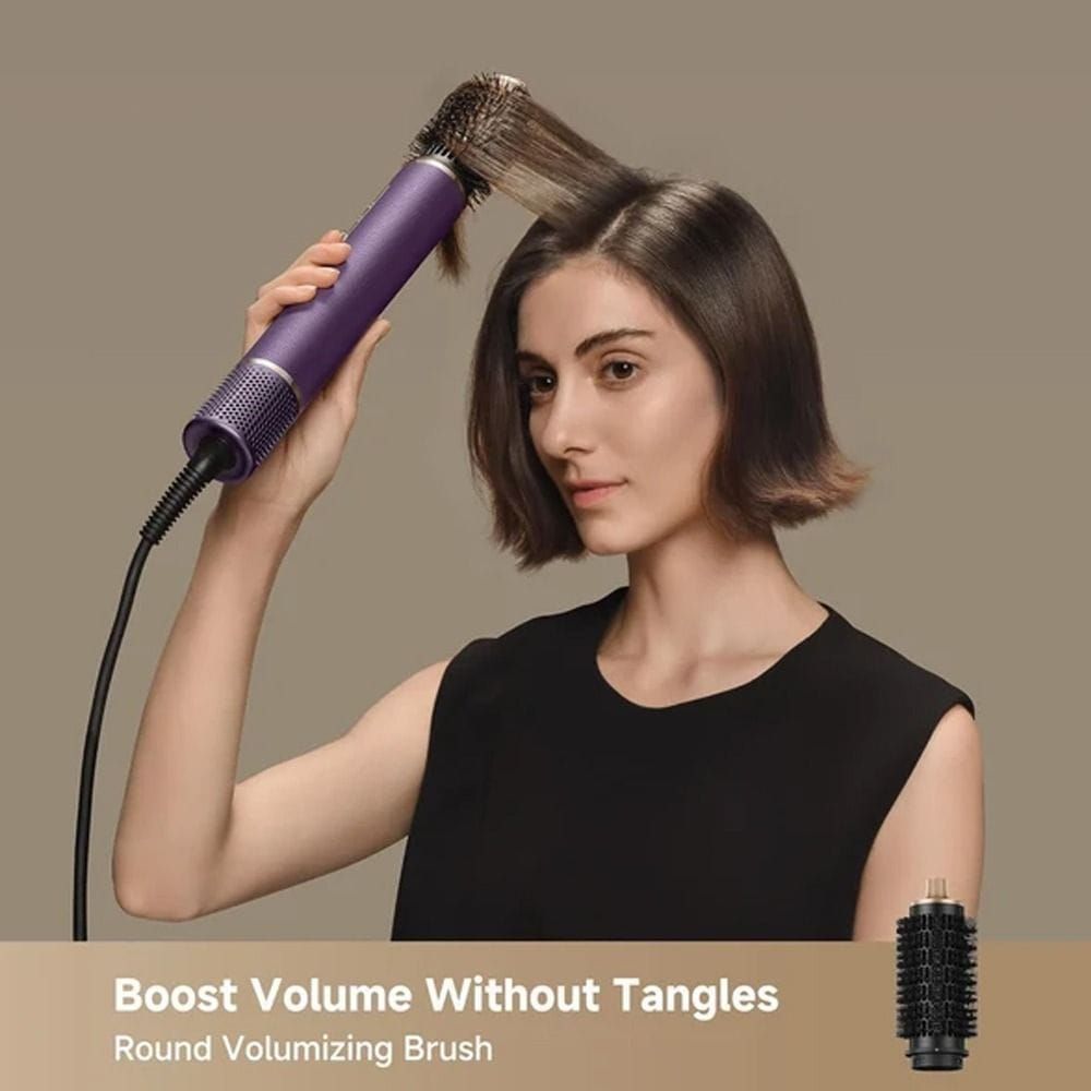 Dreame Air Style Pro Hair Styler, Advanced Airflow Technology, Multiple Attachments, Fast Drying And Styling, Salon-Quality Results - Purple - AMF18A