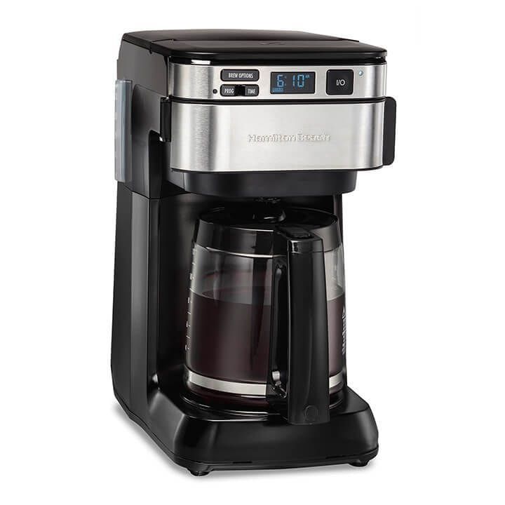 Hamilton Beach Front-Fill® 12 Cup Programmable Coffee Maker with Swing-Out Basket | 46310-ME