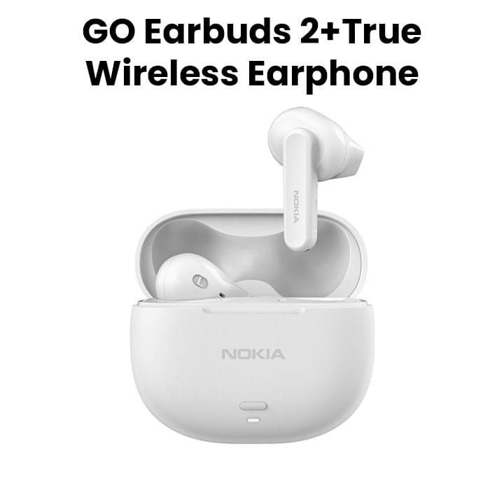 Nokia GO Earbuds 2+ True Wireless Earphone with Noise Cancelling (TWS-122) - White