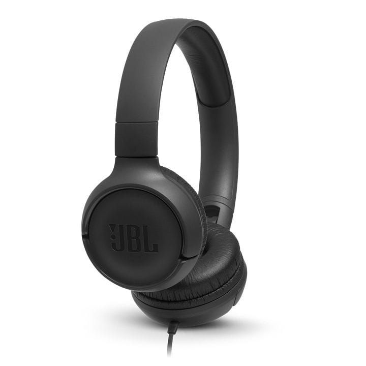 JBL TUNE 500 Wired on-ear Headphones - Black
