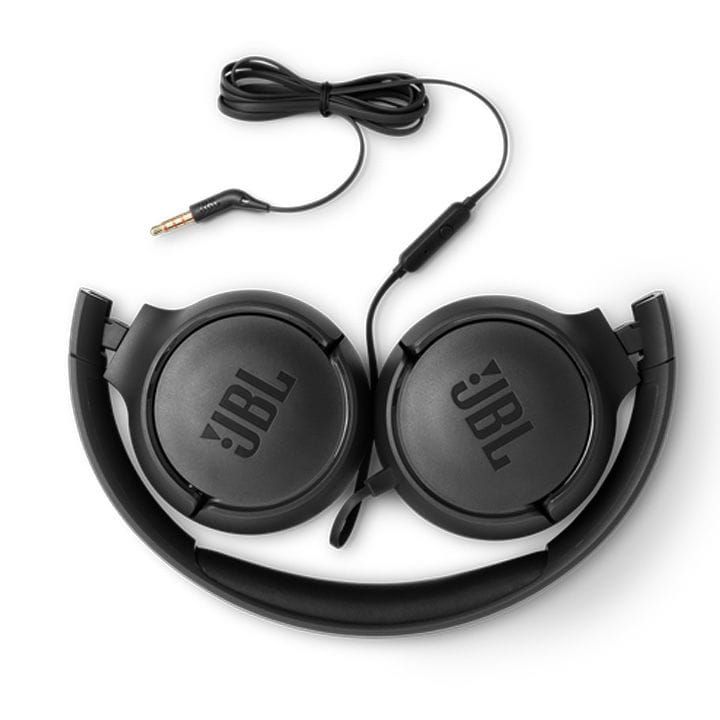 JBL TUNE 500 Wired on-ear Headphones - Black