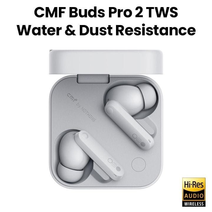 Nothing CMF Buds Pro 2 True Wireless Earbuds - Light Grey | A10600077