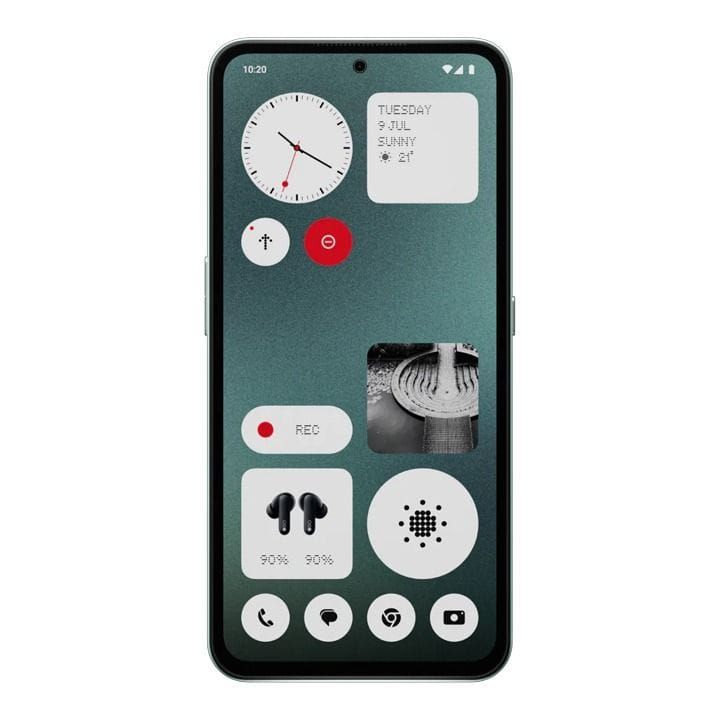 نَثينج هاتف CMF Phone 1 ذاكرة ٨+١٢٨ جيجابايت - أخضر فاتح | A10400109