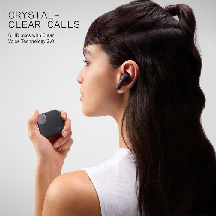 Nothing CMF Buds 2 True Wireless Earbuds ANC, Bluetooth 5.3, 38H Playtime, Clear Call ENC, Low Latency Gaming Mode, Fast Charging | Dark Grey-B179-A10600098