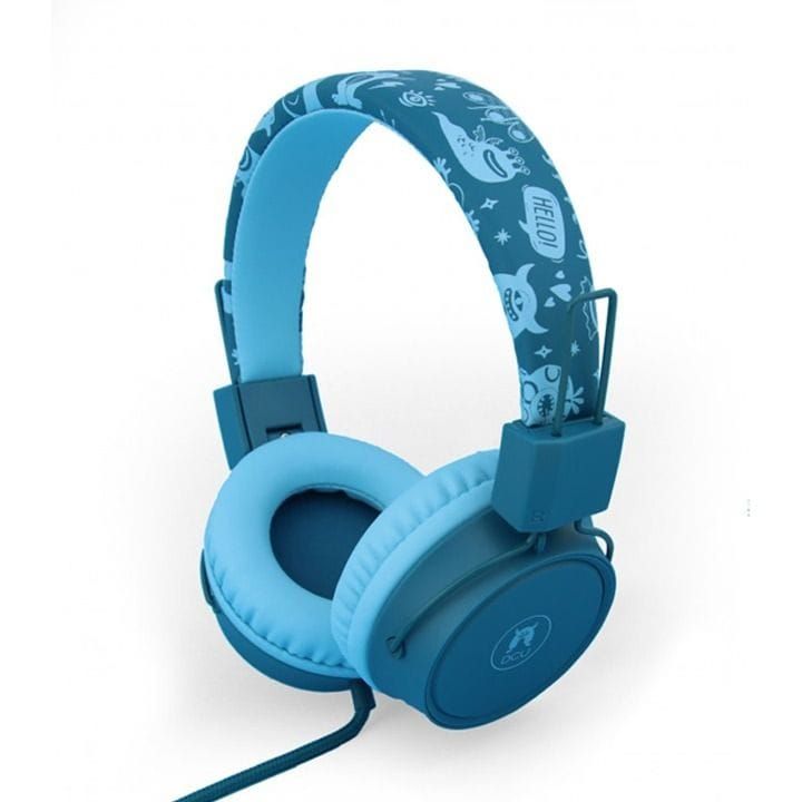 DCU Tecnologic Wired Kids Safe Headphones with Volume Protection – Teal/blue|34152530