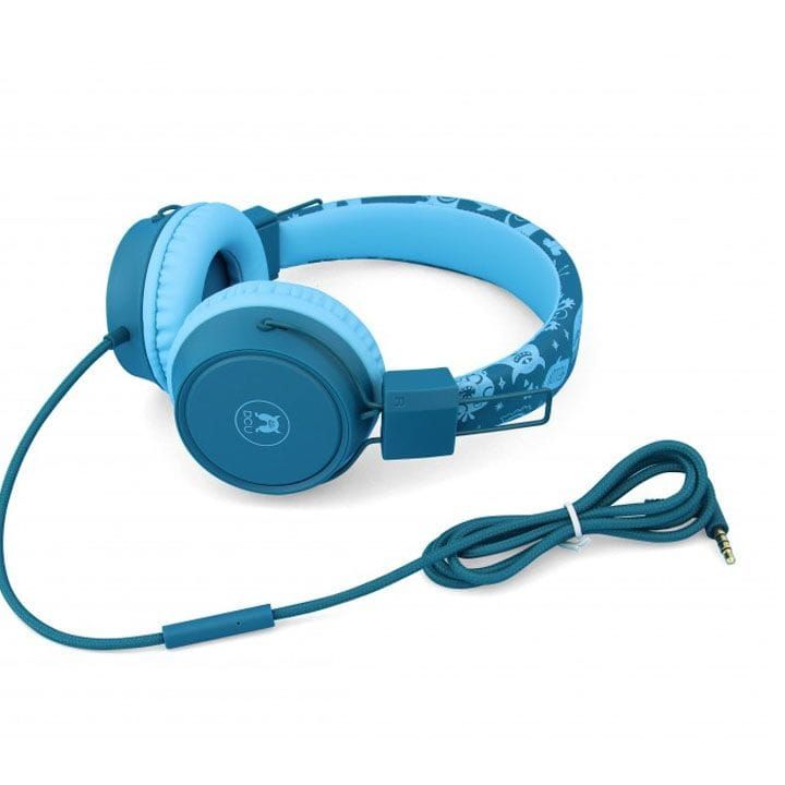 DCU Tecnologic Wired Kids Safe Headphones with Volume Protection – Teal/blue|34152530