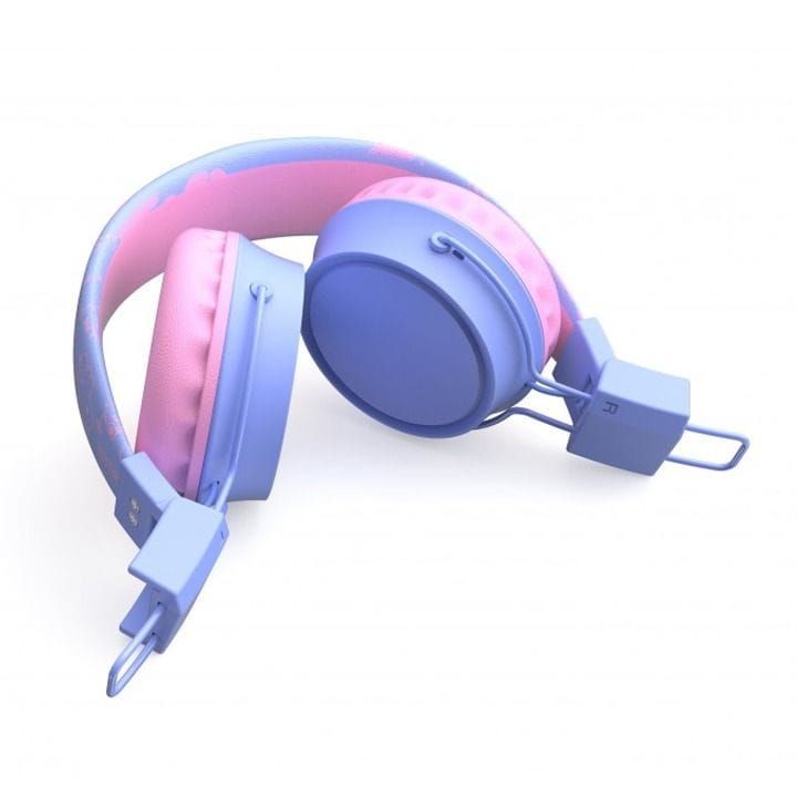 DCU Tecnologic Wired Kids Safe Headphones with Volume Protection – Pink/Purple |34152535