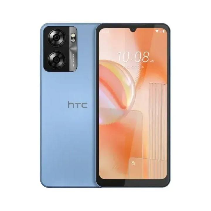 HTC Wildfire E5 Dual SIM 4G Smartphone – 6.74" 90Hz Display, 16MP Camera, Octa-Core Processor, 4GB RAM 128GB Storage, 5000mAh Battery - Light Blue