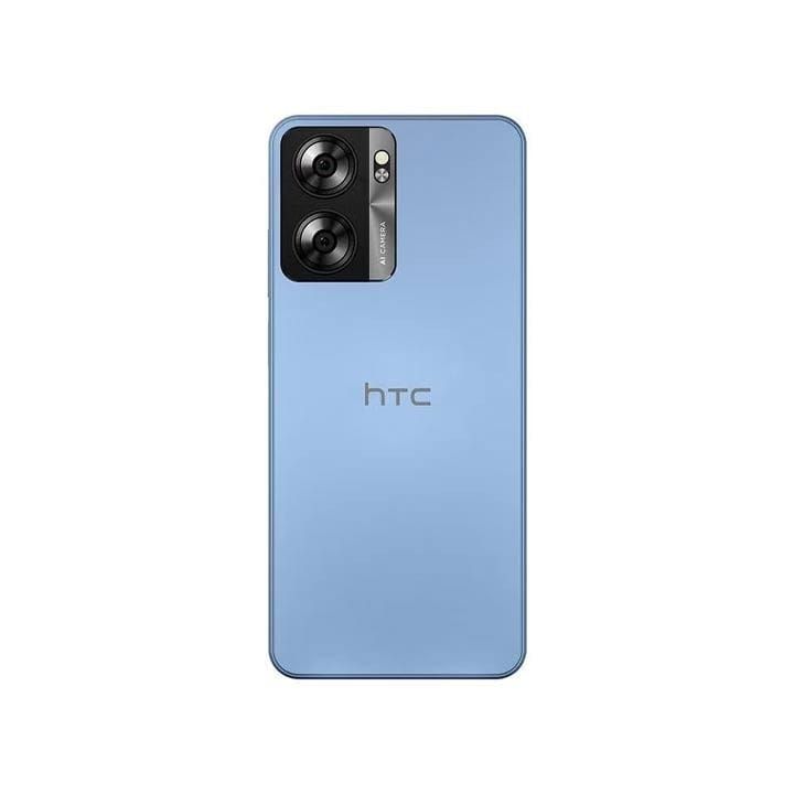 HTC Wildfire E5 Dual SIM 4G Smartphone – 6.74" 90Hz Display, 16MP Camera, Octa-Core Processor, 4GB RAM 128GB Storage, 5000mAh Battery - Light Blue