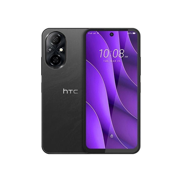 HTC Wildfire E7 Plus Smartphone 8GB RAM, 256GB Storage – 6.78" FHD+ 120Hz Display, 64MP AI Camera, 5000mAh Battery, Android 14 - Grey
