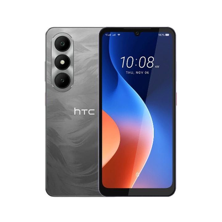 HTC Wildfire E7 Life Dual SIM 4G Smartphone – 6.74" HD+ 120Hz Display, 50MP Camera, Octa-Core Processor, 4GB RAM 128GB Storage, 5000mAh - Grey