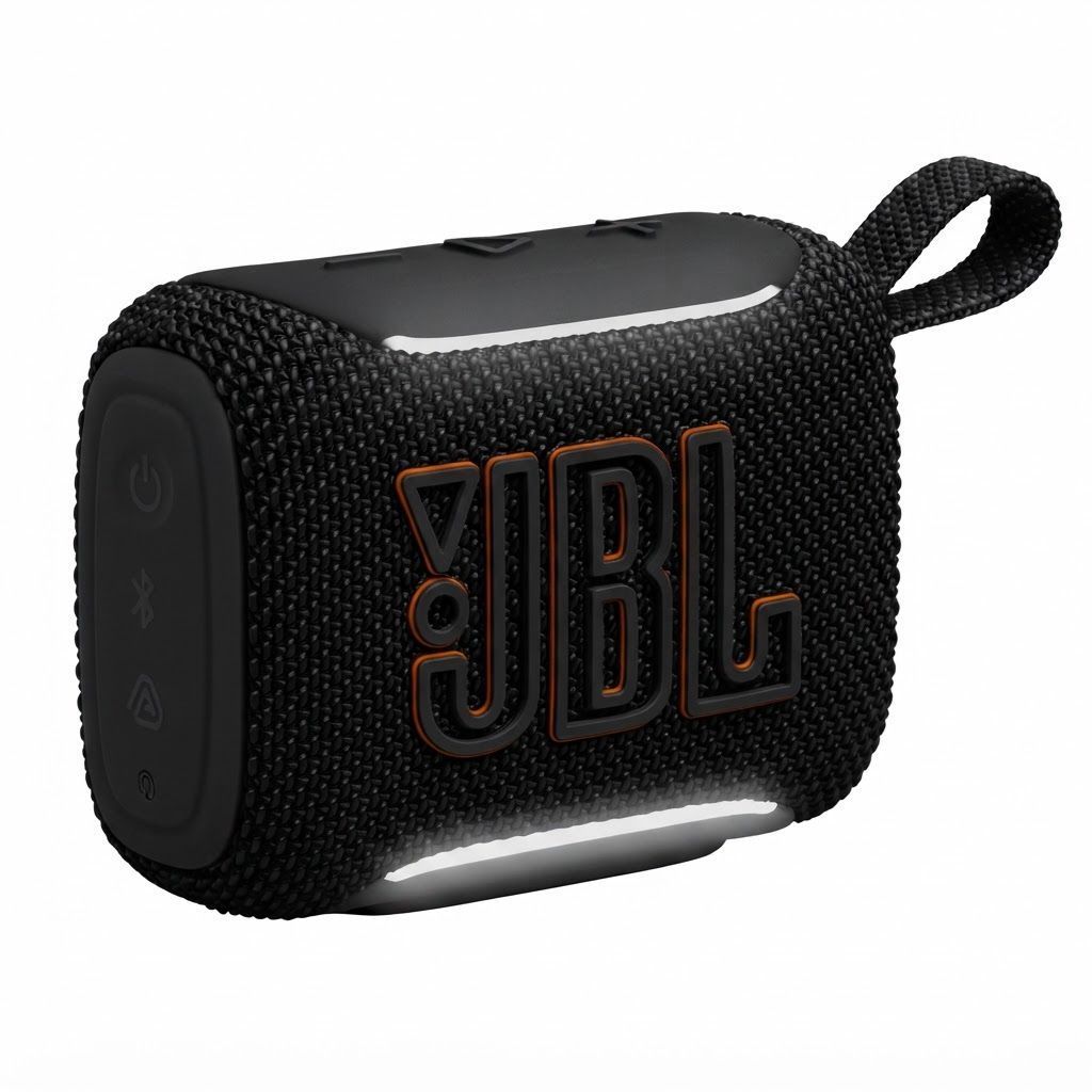 JBL Go 5 Ultra-Portable Bluetooth Speaker, IP68 Waterproof & Dustproof, 10H Playtime, Ambient Edge Lighting | Black