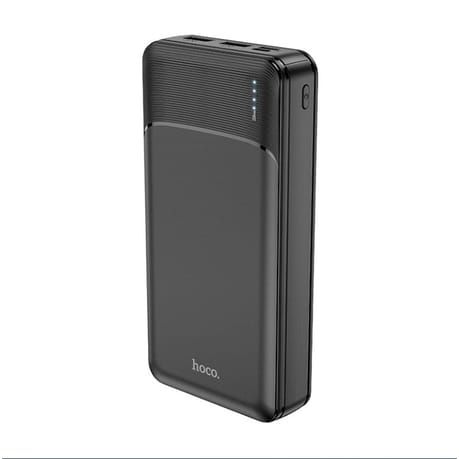 HOCO DB22 Brilliance 10000mAh Power Bank with Digital Display, Dual USB Fast Charging, Portable Battery Pack - Black