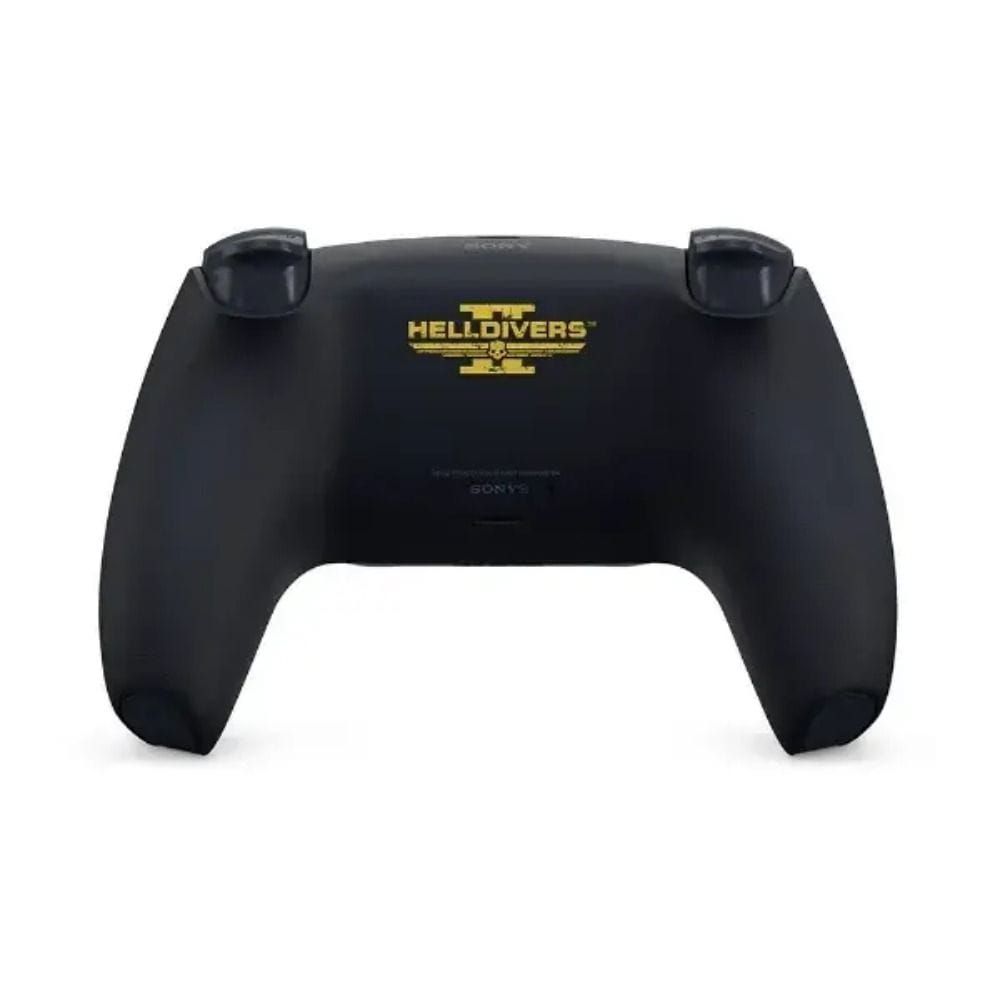 Sony PS5 DualSense Wireless Controller - Helldivers 2 Limited Edition, Weathered Black with Yellow