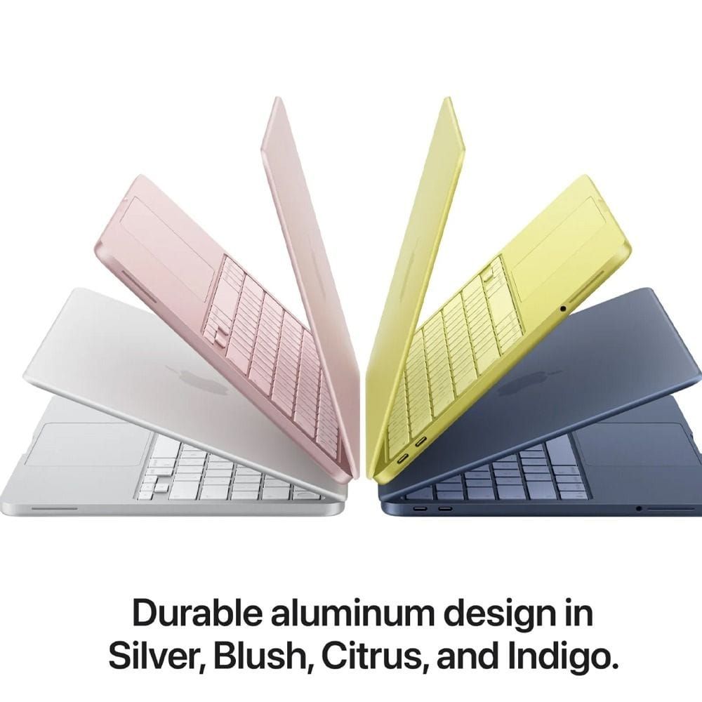 Apple MacBook Neo 13-inch Laptop, A18 Pro Chip, 6-Core CPU & 5-Core GPU, 8GB RAM, 256GB SSD, Arabic/English Keyboard | Blush - MHFH4AB/A