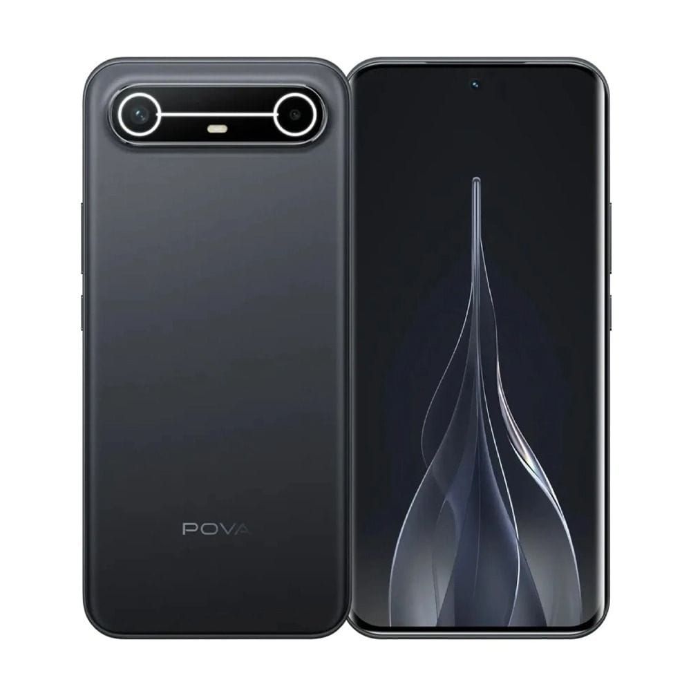Tecno Pova Slim 5G Smartphone, 8GB RAM, 256GB Storage, Slim Design, High-Performance Display, Fast 5G Connectivity | Cool Black - KM9 10080200