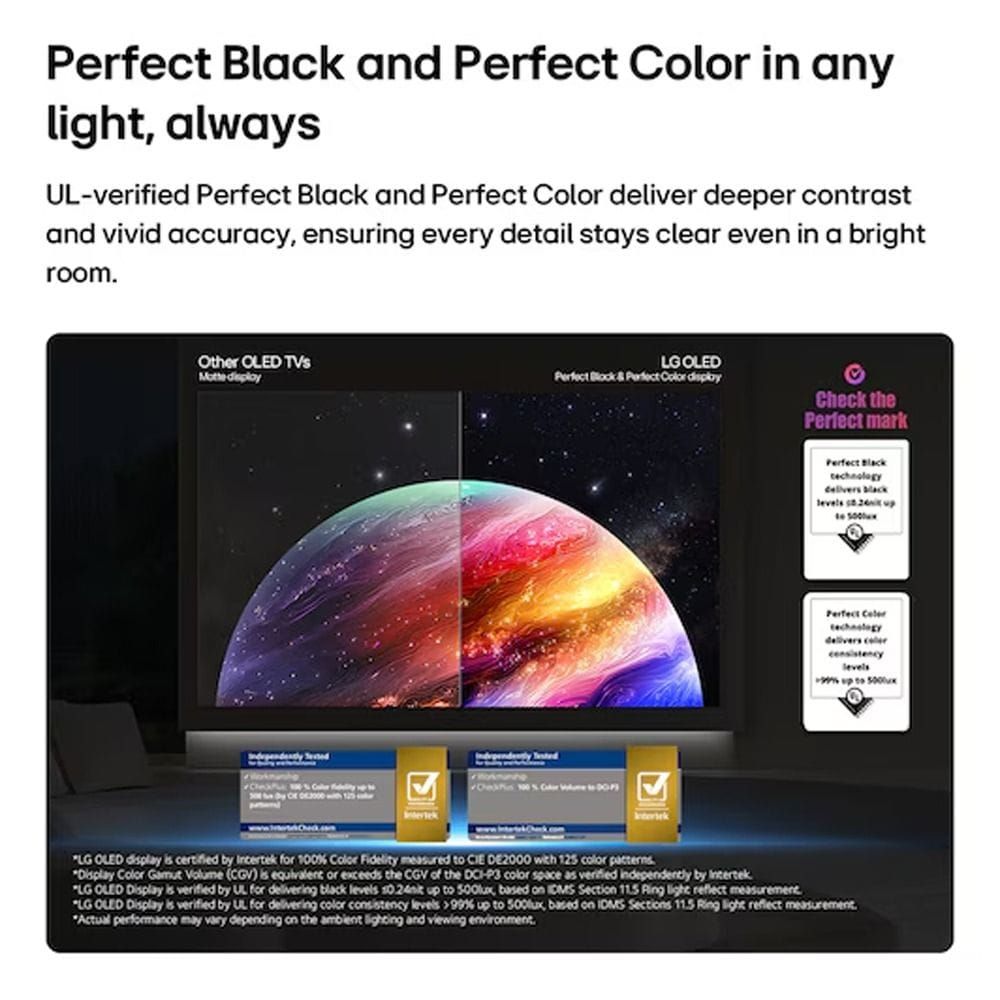 LG 55-Inch OLED B6 4K Ultra HD Smart TV - Alpha 8 AI Processor 4K Gen3, HDR10 & Dolby Vision | OLED55B66LA.AMRG