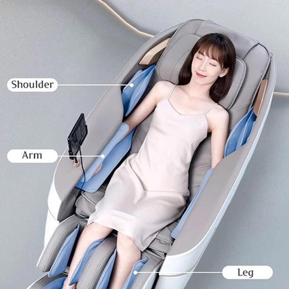 Rotai A36 Max Massage Chair with Upholstery - Advanced Relaxation Features for Ultimate Comfort - Grey