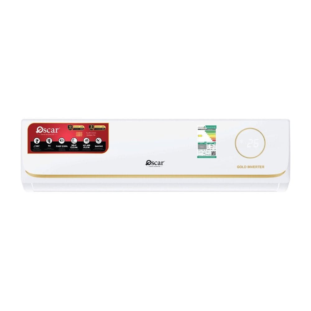 Oscar 2 Ton Split Inverter Air Conditioner, 22500 BTU/h, R32 Refrigerant, Rotary Compressor, Cool Only | White - OSMC24QCR32INV