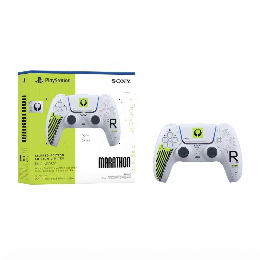 Sony PlayStation DualSense Wireless Controller Marathon Limited Edition, Haptic Feedback, Adaptive Triggers, Built-In Mic | 711719024835