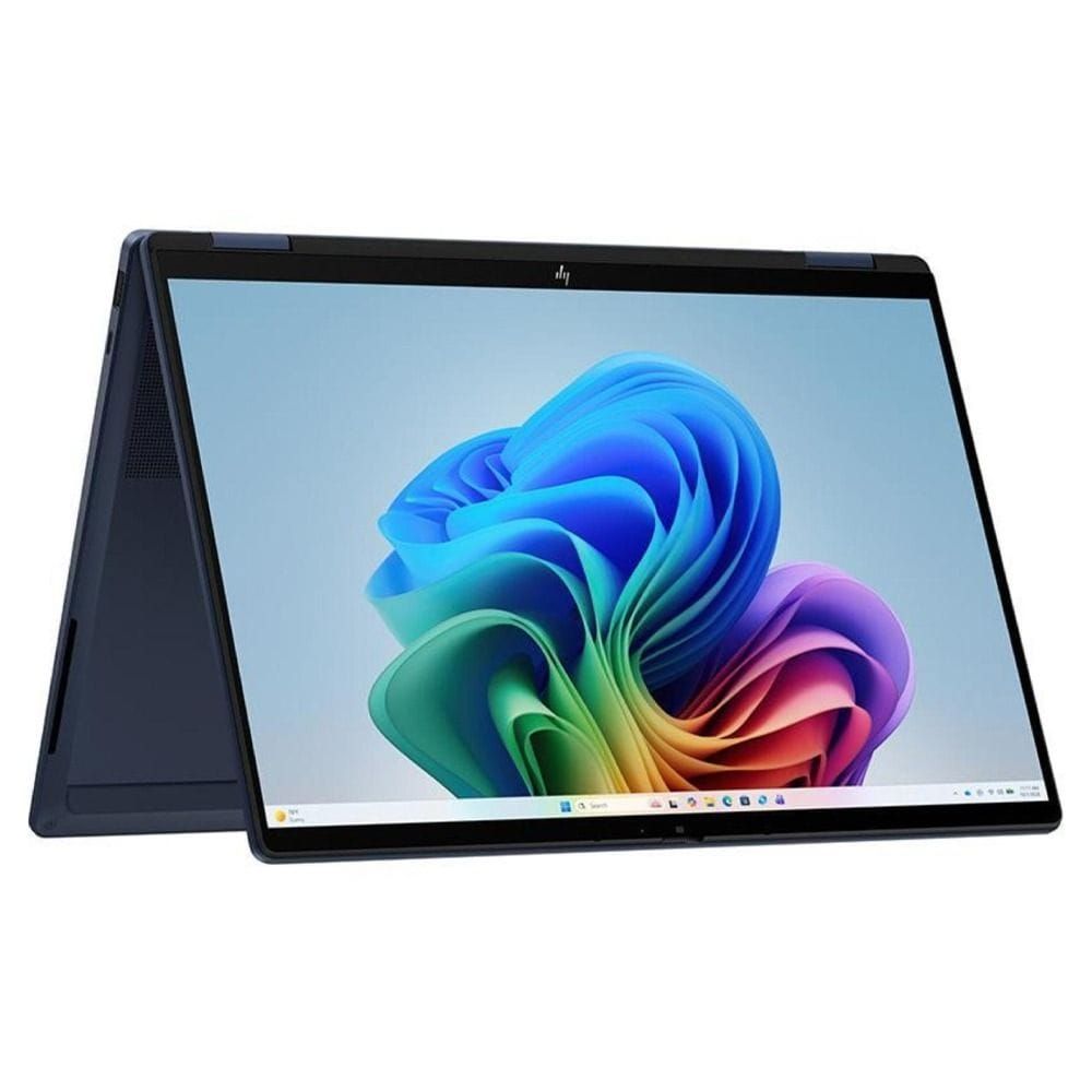 HP OmniBook X Flip 14-inch 2-in-1 AI Laptop, AMD Ryzen AI 5 435, 16GB RAM, 512GB SSD, 2K IPS Touchscreen, Radeon 840M, Windows 11 Home - Atmospheric Blue | D87VDEA