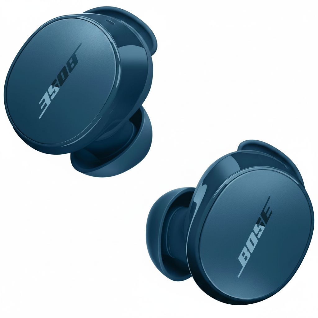 Bose QuietComfort Wireless Earbuds, Premium Noise Cancelling, Bluetooth, High-Fidelity Audio - Twilight Blue