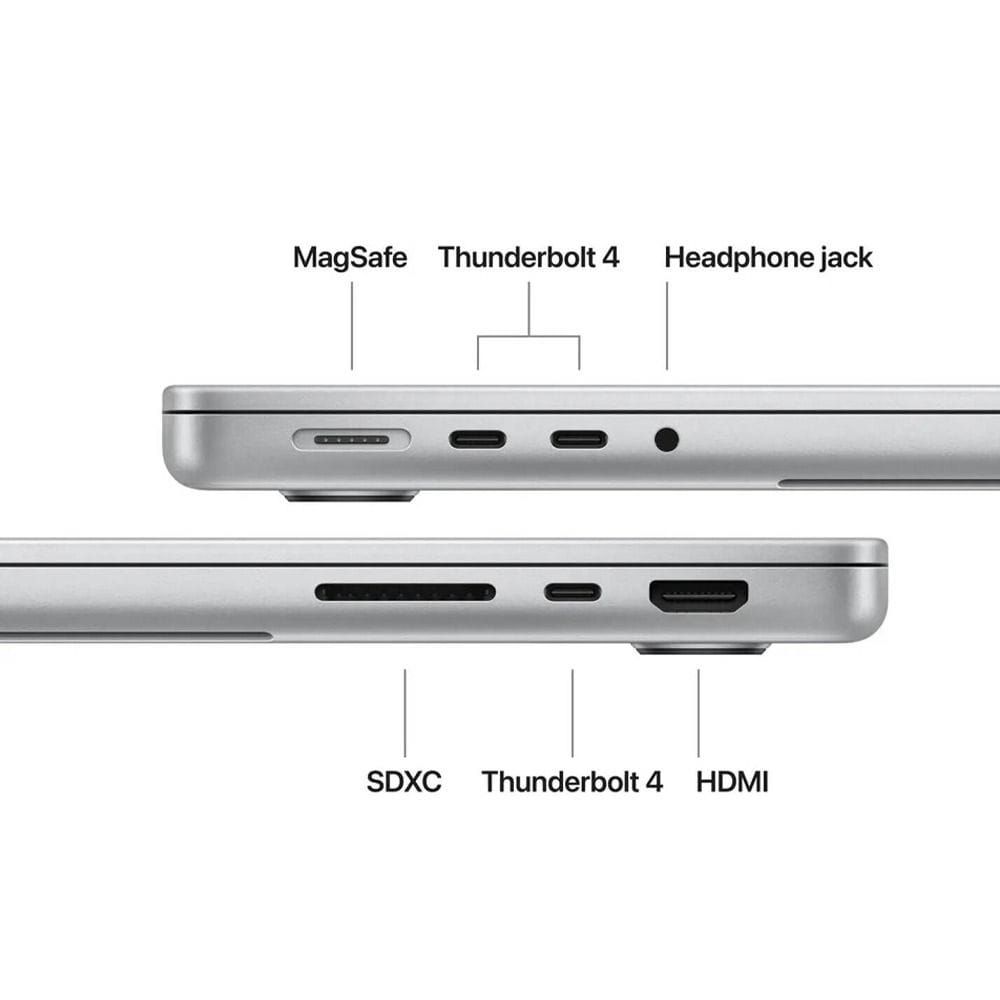 Apple MacBook Pro 14-inch Laptop, M5 Pro Chip, 18-Core CPU & 20-Core GPU, 24GB RAM, 2TB SSD, Liquid Retina XDR Display | Silver - MGDP4ZS/A