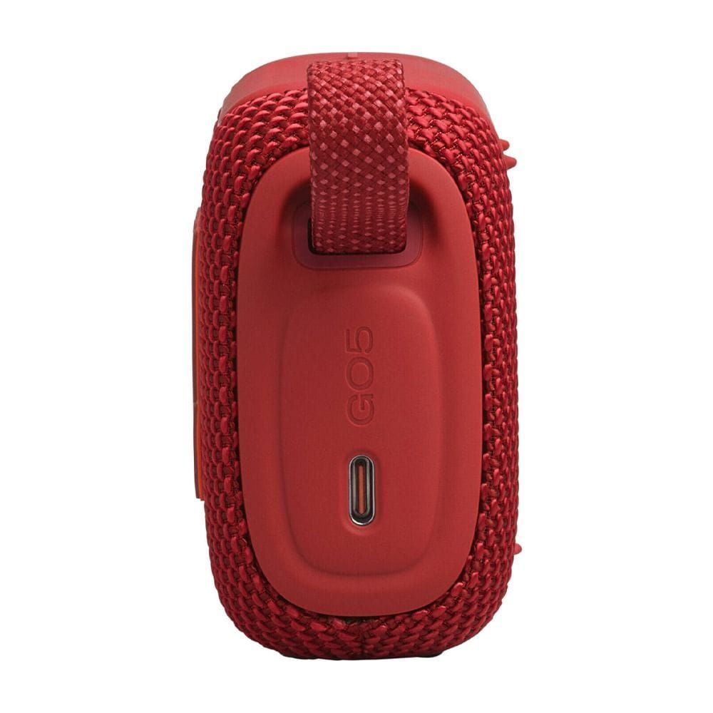JBL Go 5 Ultra-Portable Bluetooth Speaker - IP68 Waterproof & Dustproof, Ambient Edge Lighting | Red