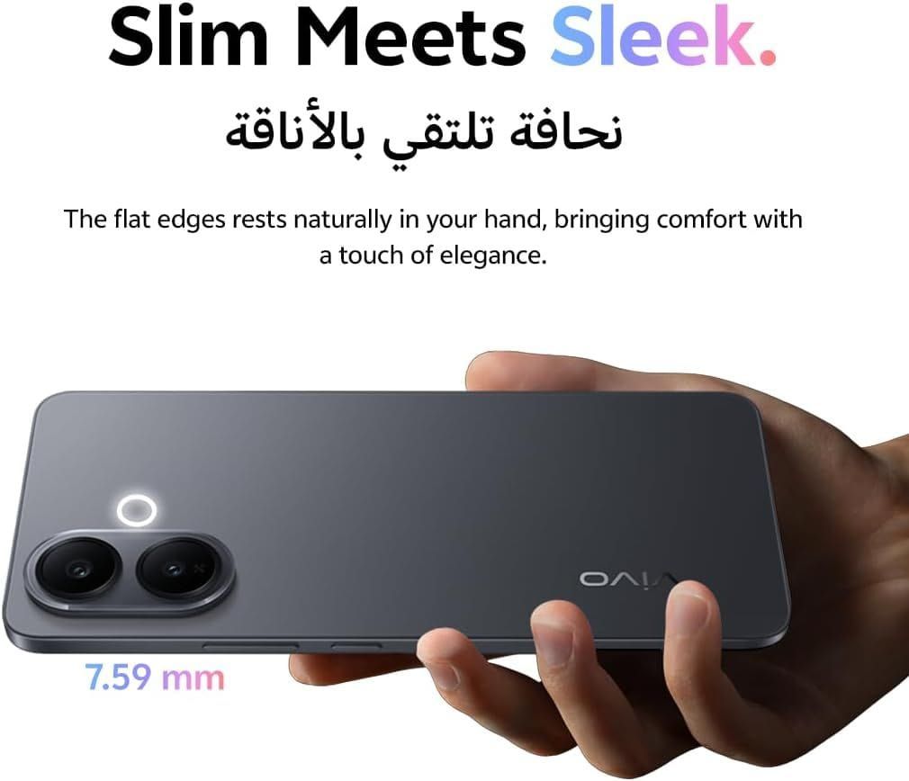 Vivo V60 Lite 5G: 12GB RAM, 256GB Storage, 120Hz AMOLED Display | Black