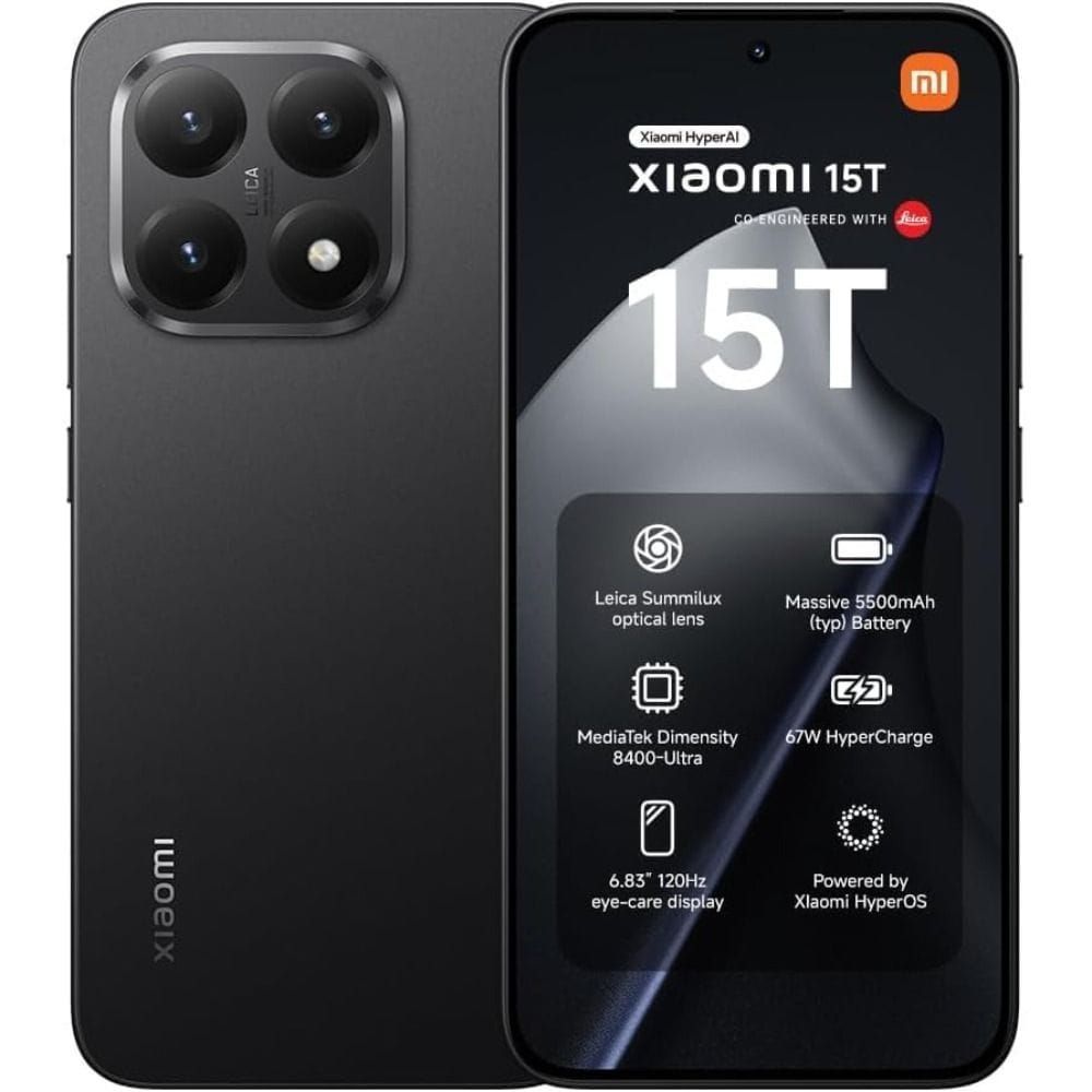 Xiaomi 15T Smartphone - 12GB RAM, 256GB Storage, 120Hz Display
