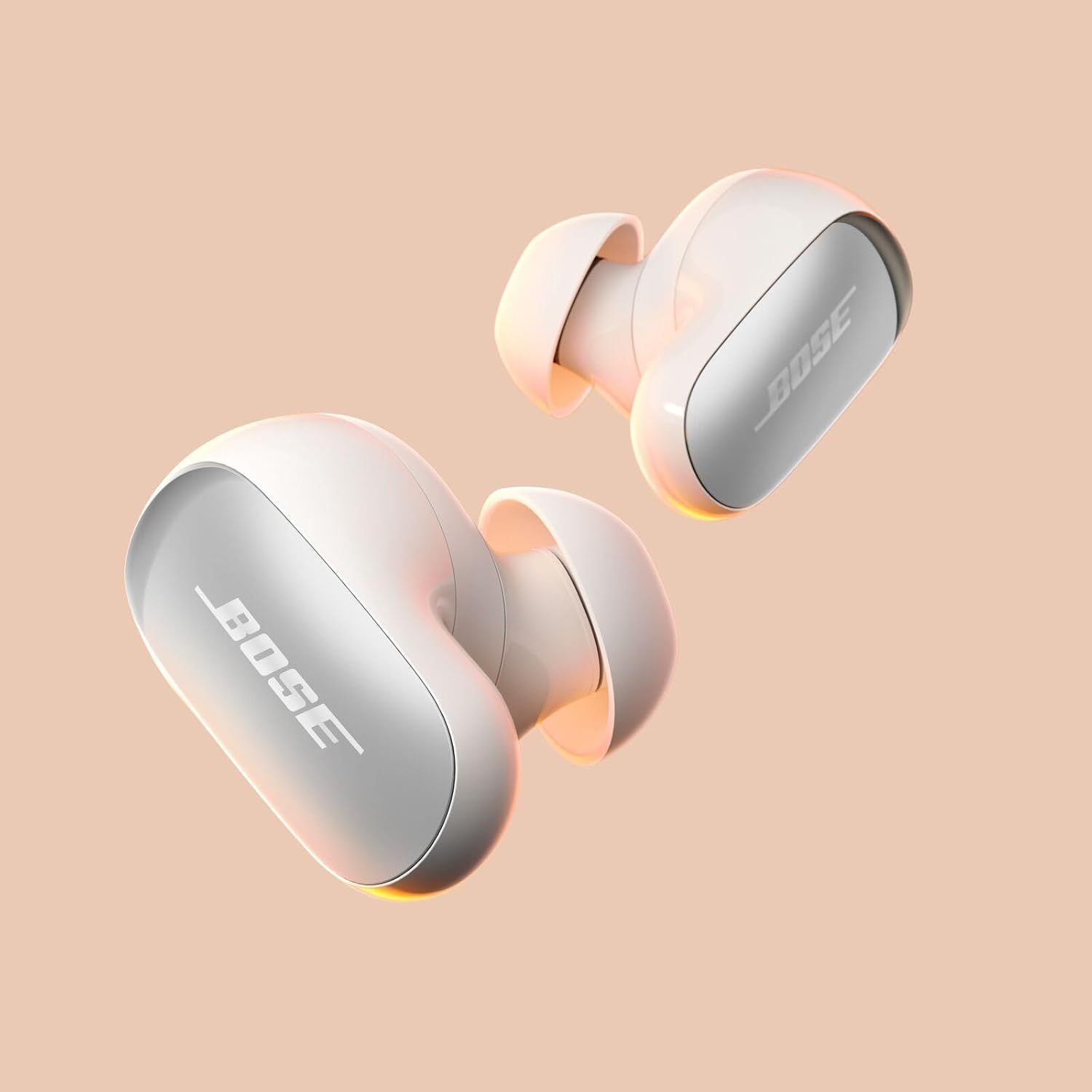 Bose QuietComfort Ultra Bluetooth Earbuds (2nd Gen), Wireless Noise Cancelling, Immersive Audio, Bluetooth, Up to 6-Hour Battery Life - White