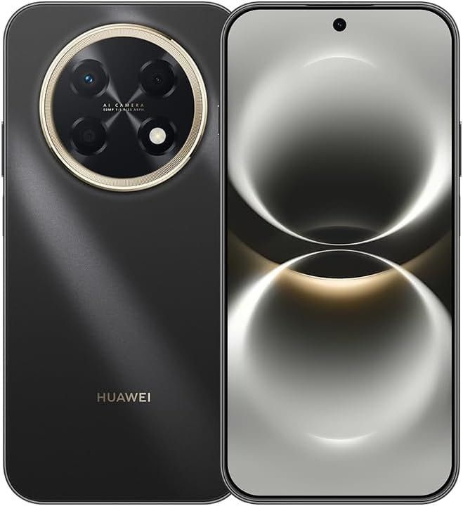 Huawei Nova 15 Max Smartphone, 8GB RAM, 256GB Storage, 6.84" OLED Display, 50MP RYYB Camera, 8320mAh Battery, Dual Speakers | Golden Black