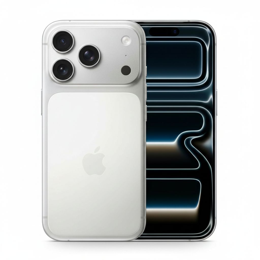 Apple iPhone 17 Pro 256GB, E-SIM, 6.3-inch Display, A19 Pro Chip, Pro Fusion Camera - Silver - MG854AH/A