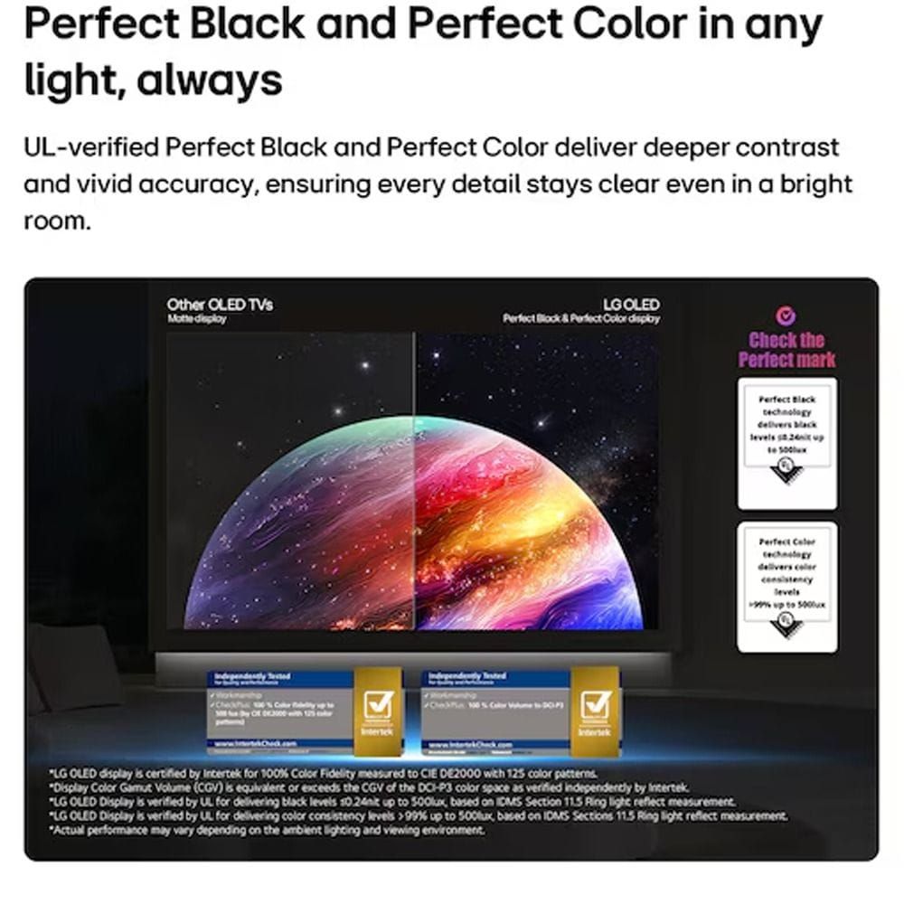 LG 55-Inch OLED B6 4K Ultra HD Smart TV - Alpha 8 AI Processor 4K Gen3, HDR10 & Dolby Vision | OLED55B66LA.AMRG