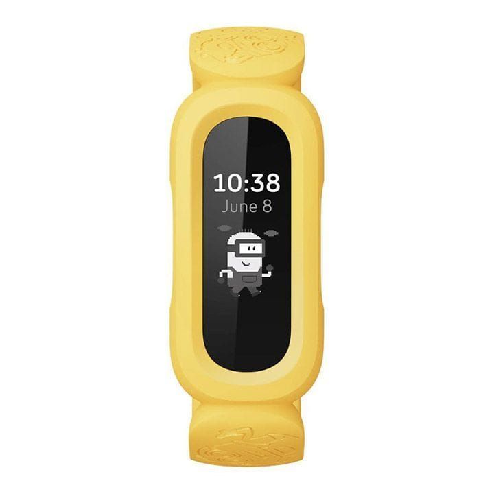 Fitbit Ace 3 Activity Tracker for Kids One Size Fitness Band - Black/Minions Yellow