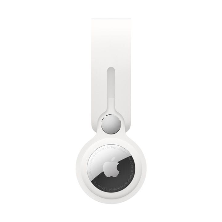 Apple AirTag Loop, Lightweight And Durable, Easy To Attach, Portable And Travel-Friendly Design - White - MX4F2ZM/A