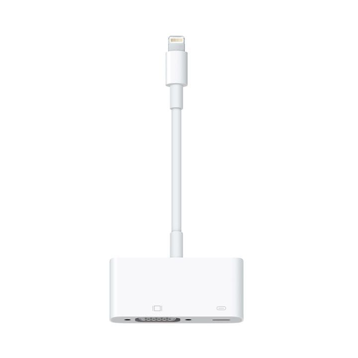 Apple Lightning To VGA Adapter, Trusted Performance, 20 Mbps Cable Speed - White - MD825ZM/A