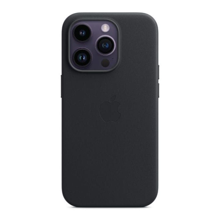 Apple iPhone 14 PRO Leather Case with Magsafe - Midnight | MPPG3ZM/A