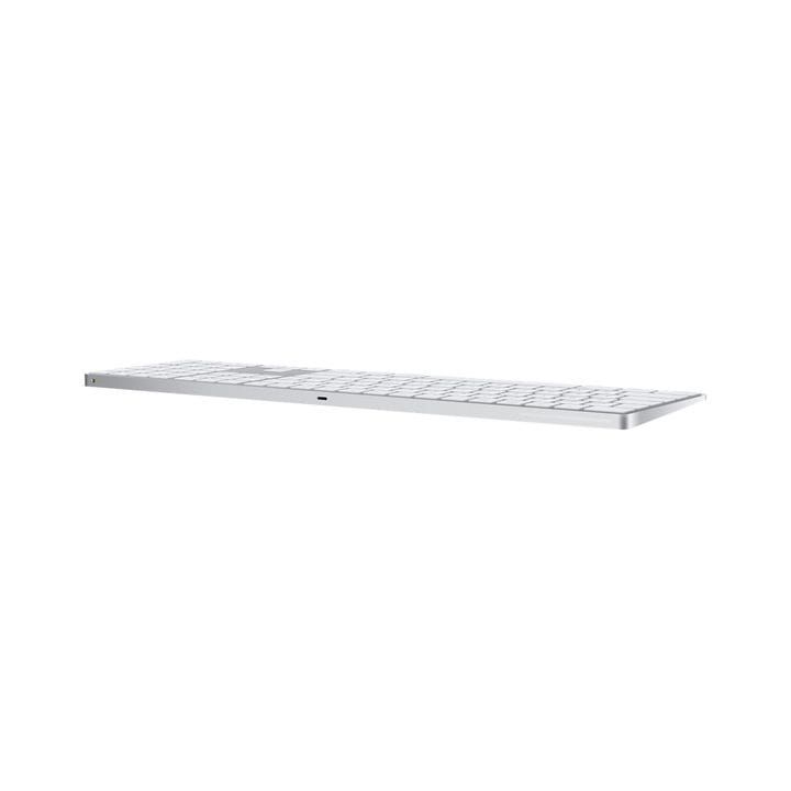 Apple Magic Keyboard With Numeric Keypad, Wireless, Lightning Port, Bluetooth, Unique Scissor Mechanism - Silver - MQ052