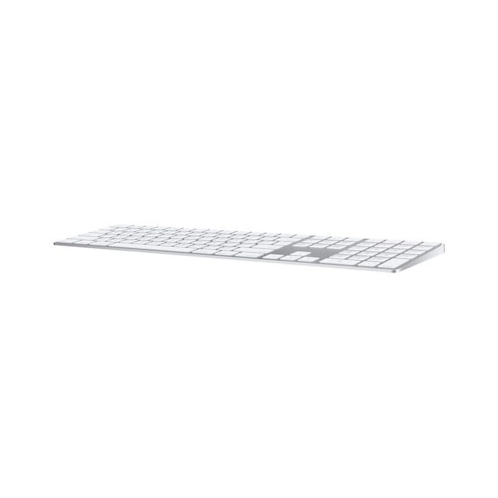 Apple Magic Keyboard With Numeric Keypad, Wireless, Lightning Port, Bluetooth, Unique Scissor Mechanism - Silver - MQ052