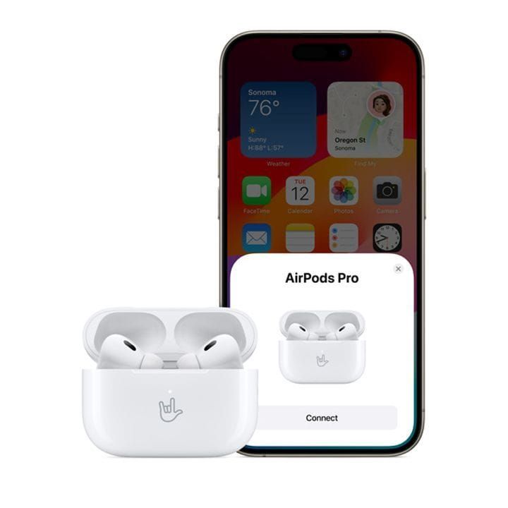 Apple 2nd Generation AirPods Pro With MagSafe Case, Slim And Lightweight Design, Compatible With Wireless Charging - White - MTJV3ZE/A