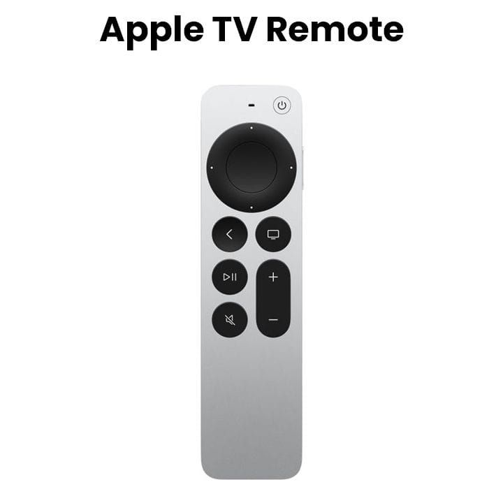 Apple TV Remote 3rd Generation, Comfortable Grip With A Compact Lightweight Design, Responsive Buttons - Silver - MNC83Z/A