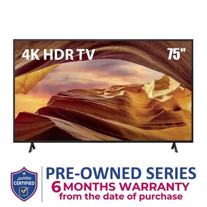 Sony Bravia 75-Inch 4K HDR TV – Black |KD-75X78AL - Open Piece (B Grade)