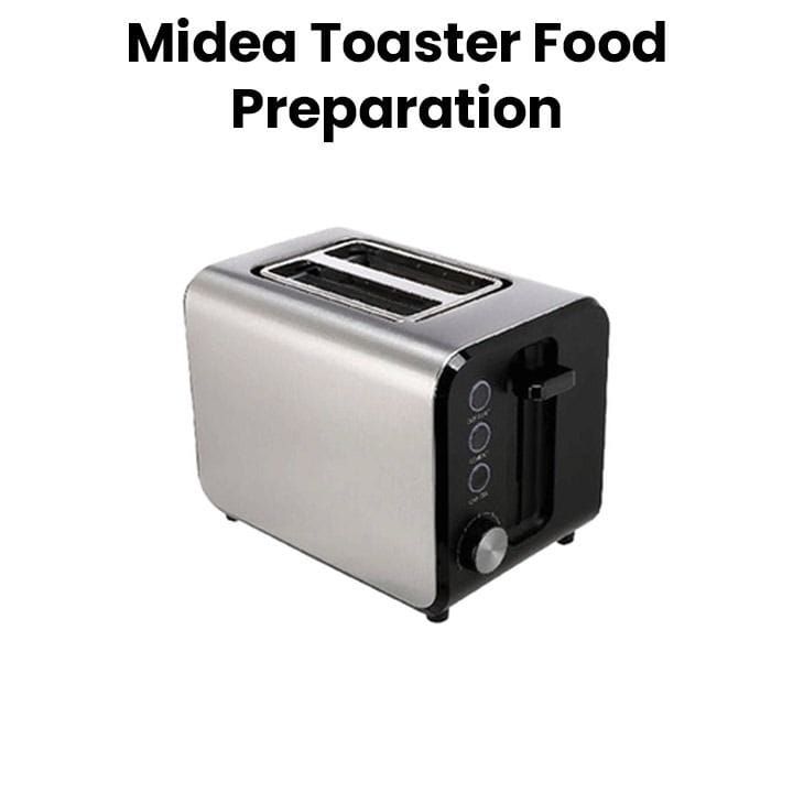 Midea Black Toaster | MT-RW2L20W (Open Piece - B Grade)