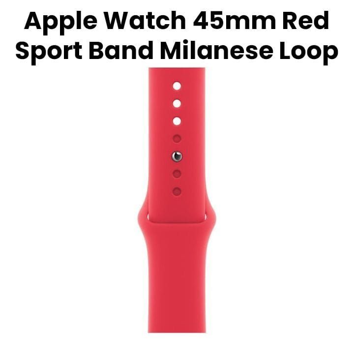 Apple Watch 45mm Red Sport Band | MT3X3ZM/A (Display Unit)