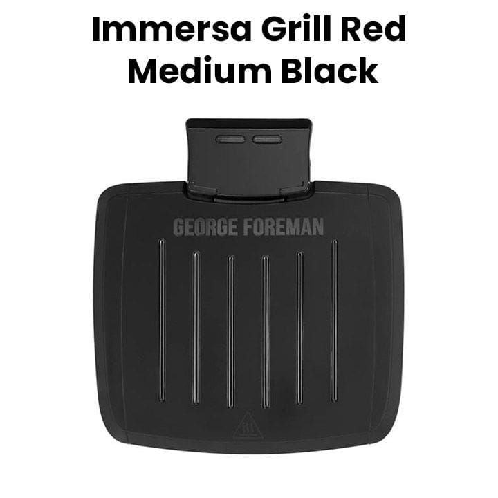 George Foreman Immersa Grill Red l Medium - Black | 28310
