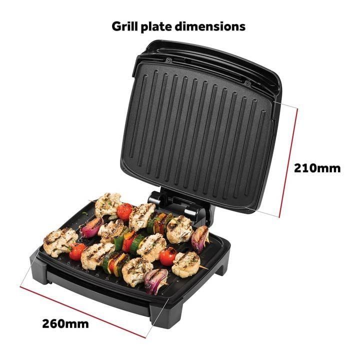 George Foreman Immersa Grill Red l Medium - Black | 28310