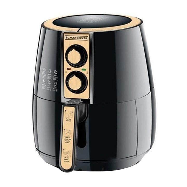Black+Decker 4L/1.2 Kg Manual Aerofryer | AF300-B5