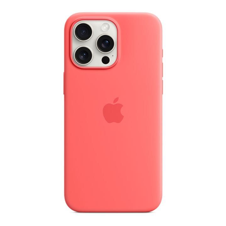 Apple iPhone 15 Pro Max Silicone Case With Magsafe Guava | MT1V3ZM/A
